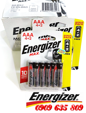 COMBO 1hộp 12vỉ (=72viên) Pin Alkaline 1.5v AAA Energizer E92, LR03 (Loại vỉ 6viên) _Giá chỉ 839.000đ/Hộp